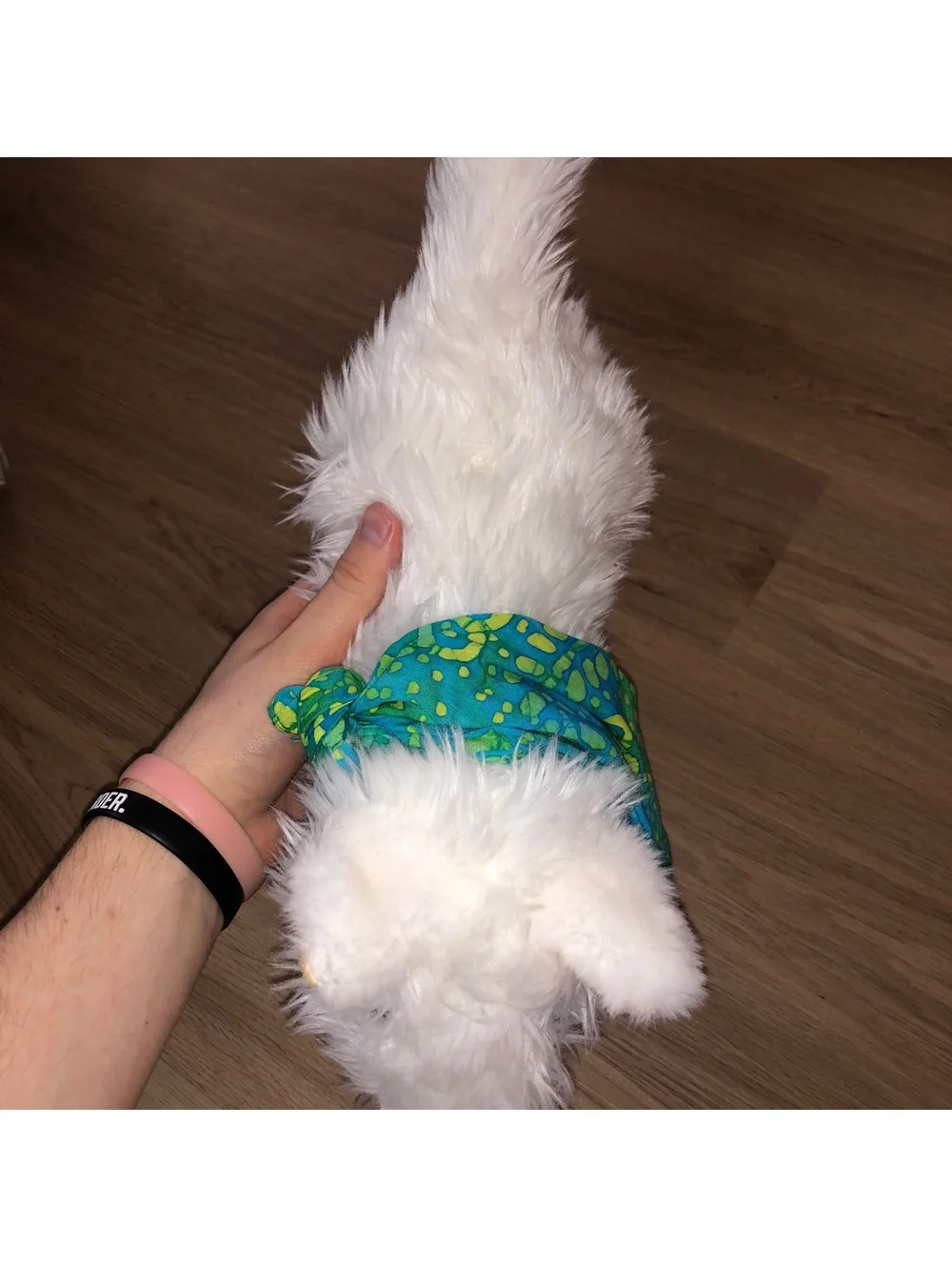 TOYS R US ANIMAL ALLEY WEST HIGHLAND WESTIE TERRIER WHITE SHAGGY PUPPY DOG PLUSH